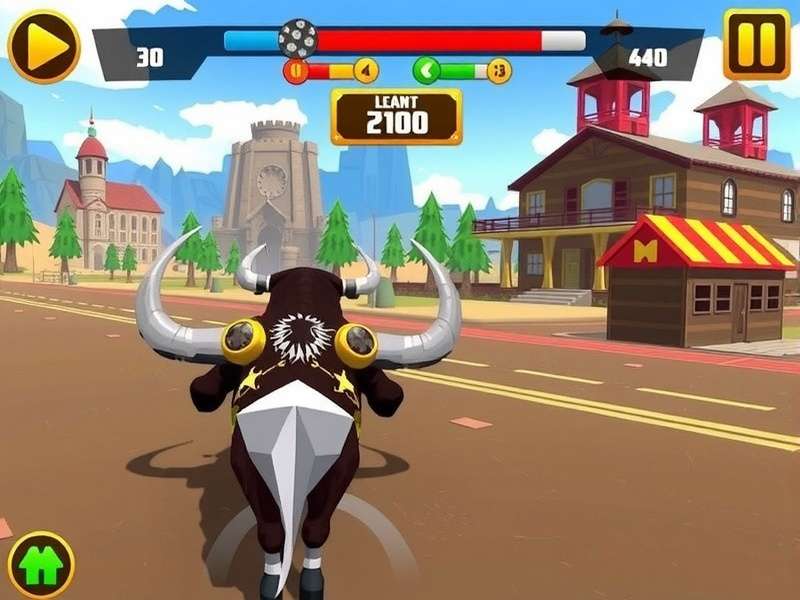 Royal Bull Rush Gameplay Screenshot